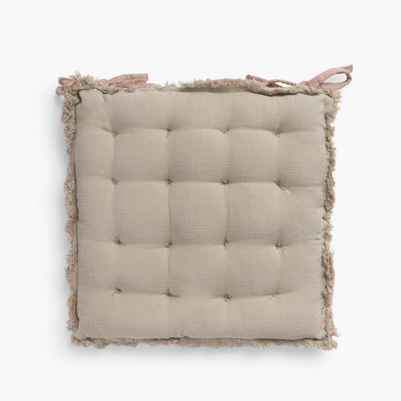 COJIN DE SILLA FLEPAD 40X43 ROSADO TEXTURA INTERIORS - 2