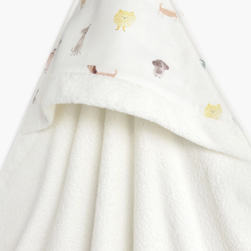 TOALLA INFANTIL AMIGUIS 80X80 BLANCO TEXTURA INTERIORS - 4