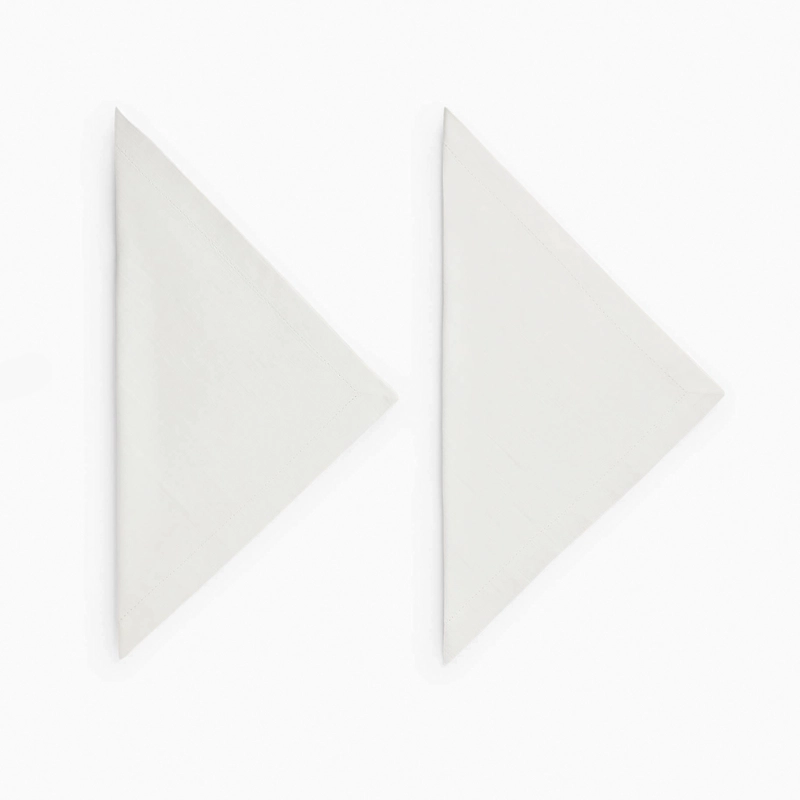 SERVILLETA CLARU 45X45 BLANCO TEXTURA INTERIORS - 3