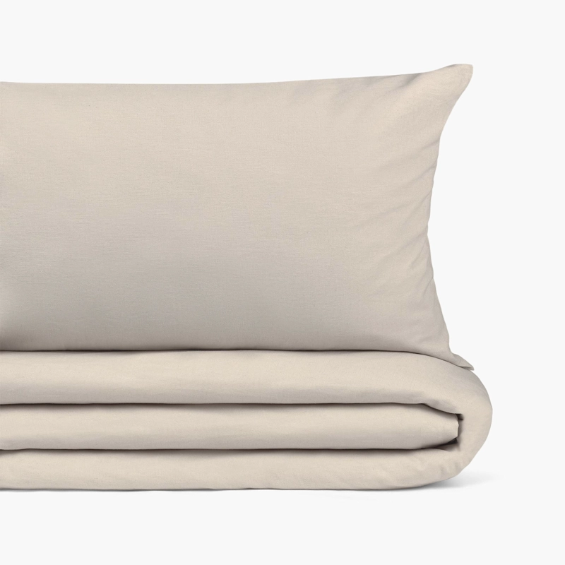 FUNDA PLUMON 220X240 BEIGE (CAMA 2 PLAZAS) TEXTURA - 1