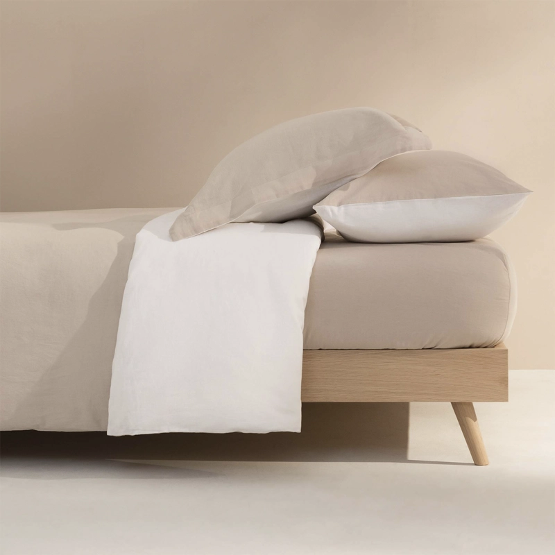 FUNDA PLUMON 220X240 BEIGE (CAMA 2 PLAZAS) TEXTURA - 6
