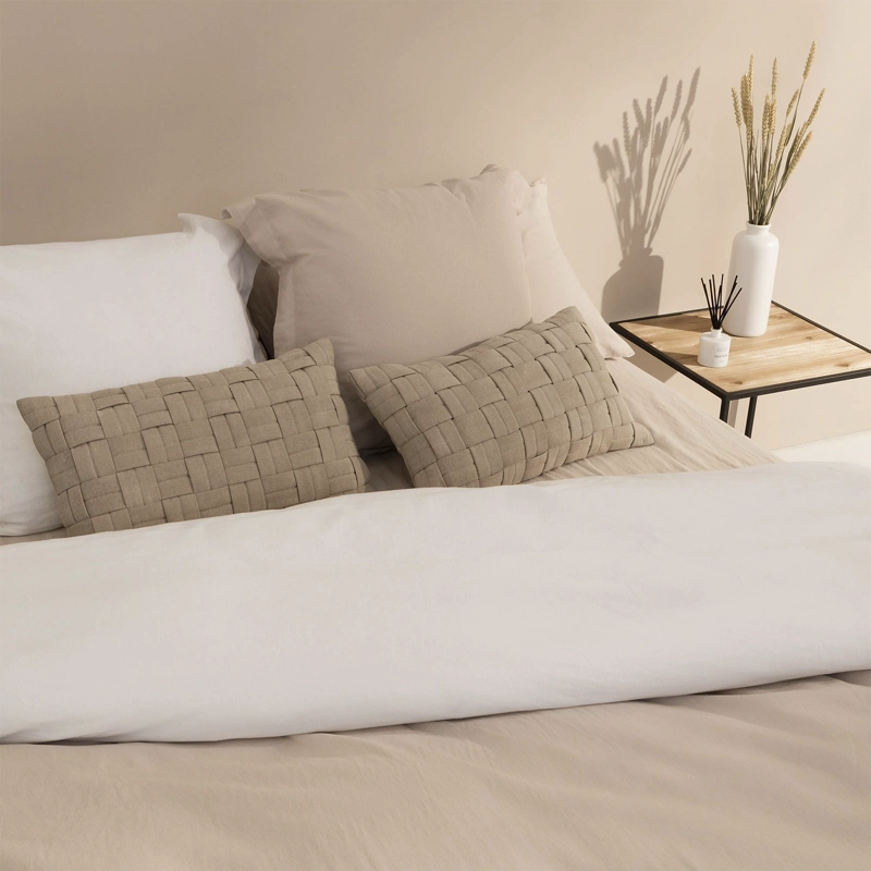 FUNDA PLUMON 220X240 BEIGE (CAMA 2 PLAZAS) TEXTURA - 7