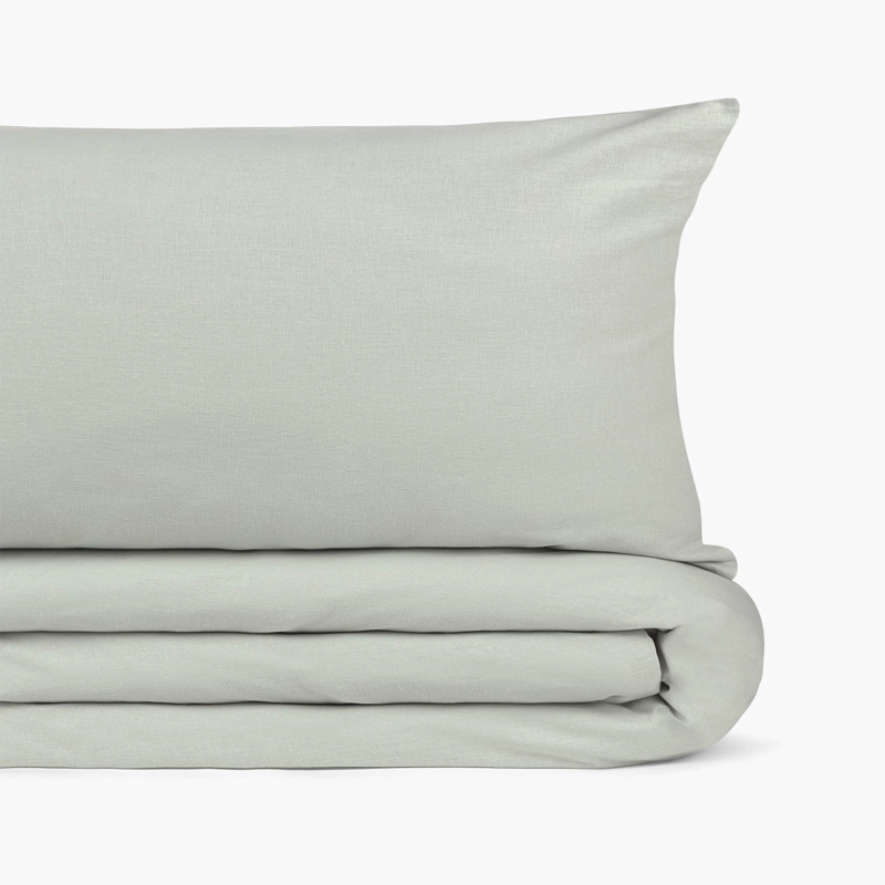 FUNDA PLUMON LINLOV 220X220 MENTA (CAMA 1,5 PLAZAS) TEXTURA - 1