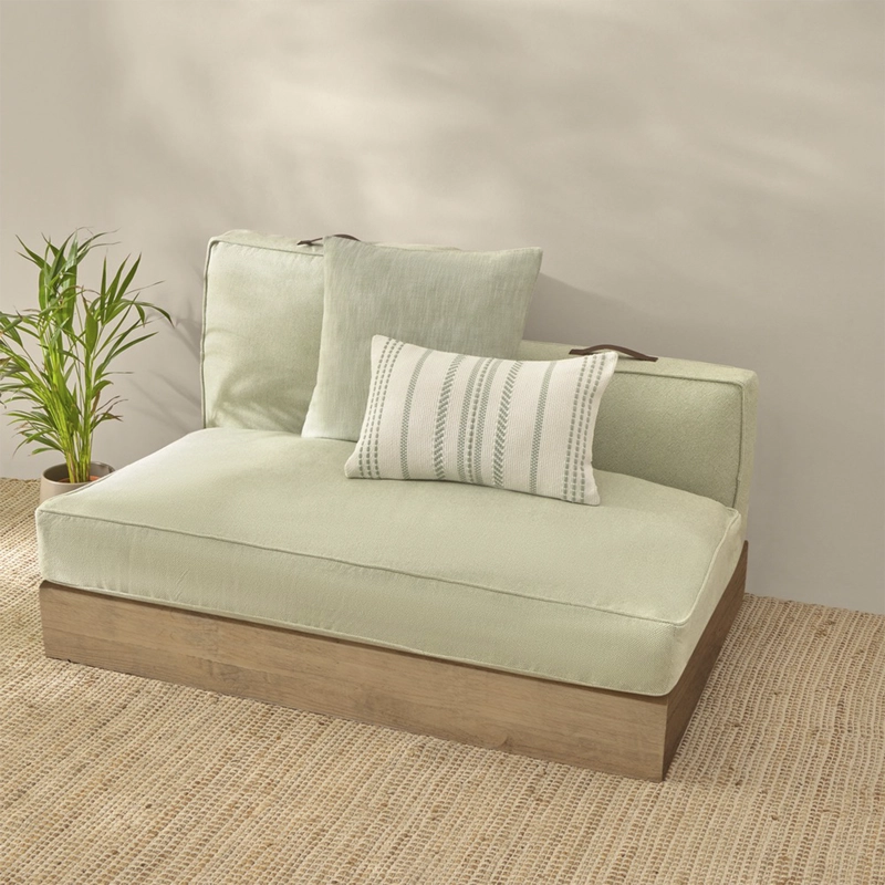 FUNDA COJIN TRICHI 60X40 VERDE TEXTURA INTERIORS - 6