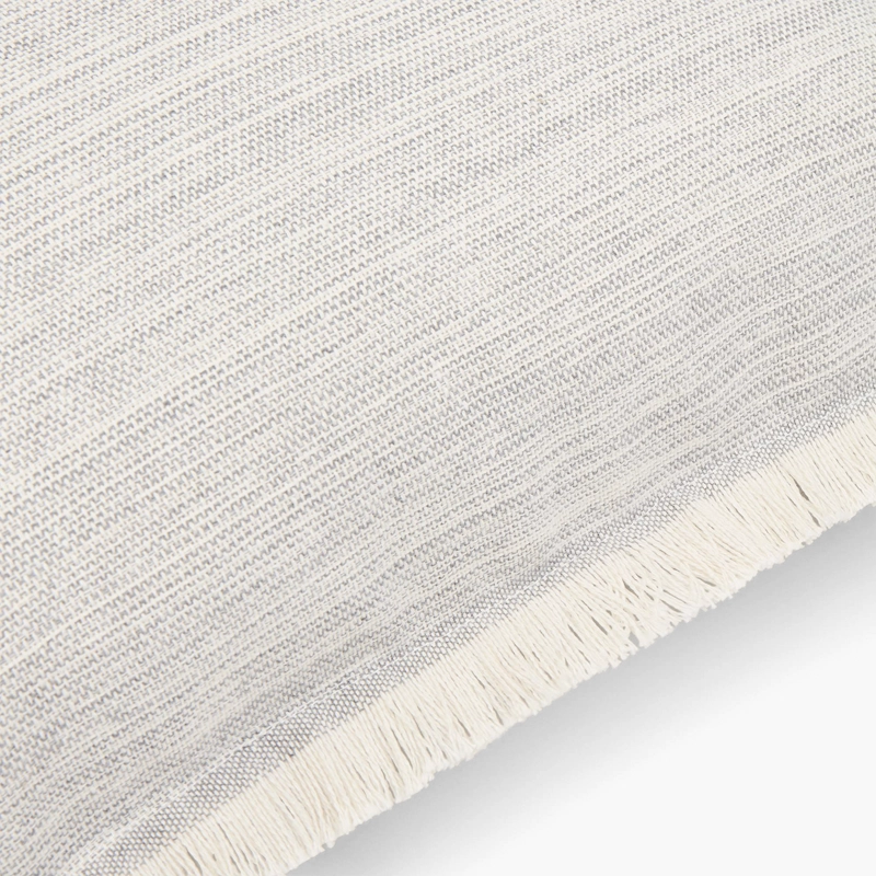 FUNDA COJIN GRISFU 45X45 GRIS CLARO TEXTURA INTERIORS - 2