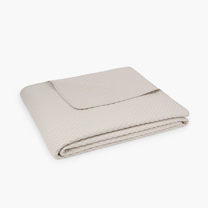 COLCHA 240X270 GRIS (CAMA 2 PLAZAS O QUEEN) TEXTURA - 1