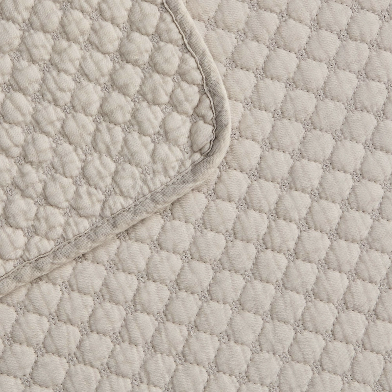 COLCHA 240X270 GRIS (CAMA 2 PLAZAS O QUEEN) TEXTURA - 3
