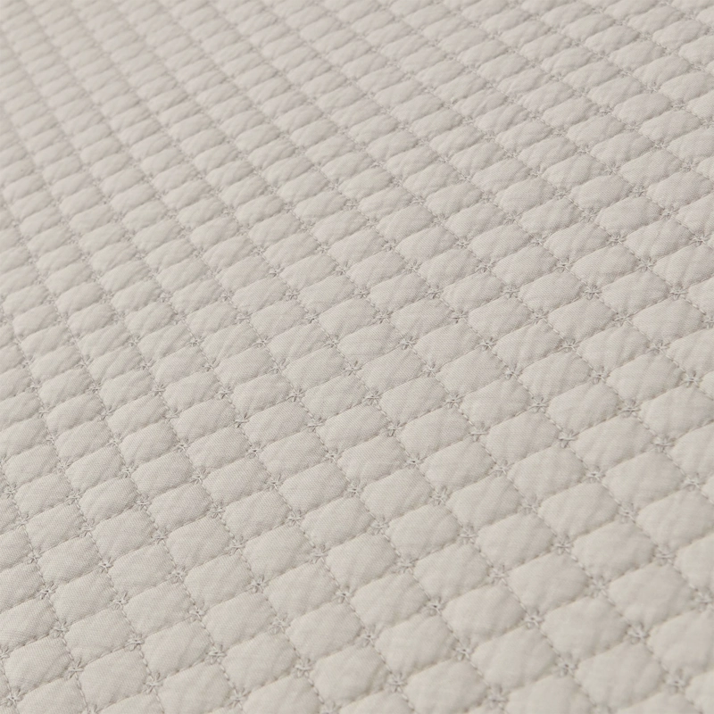 COLCHA 240X270 GRIS (CAMA 2 PLAZAS O QUEEN) TEXTURA - 4