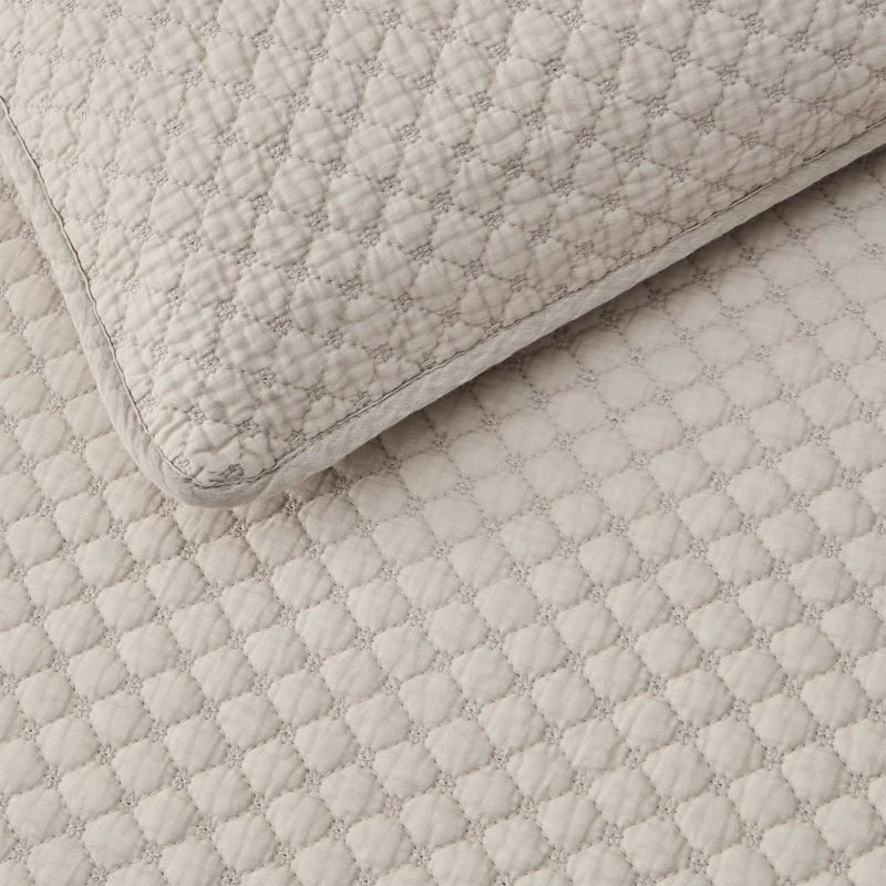 COLCHA 240X270 GRIS (CAMA 2 PLAZAS O QUEEN) TEXTURA - 5