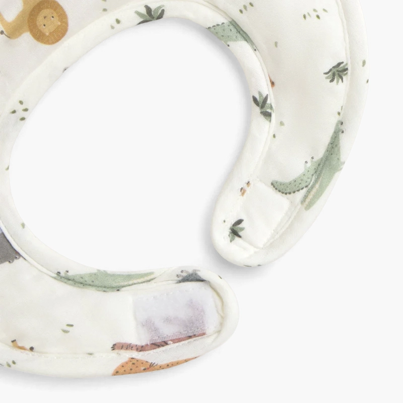 SET 2 BABEROS ALGODON JUNO BLANCO TEXTURA INTERIORS - 2