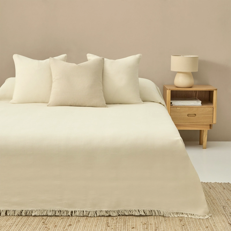 COLCHA LOCANU 240X280 (CAMA 2 PLAZAS O QUEEN) TEXTURA - 2