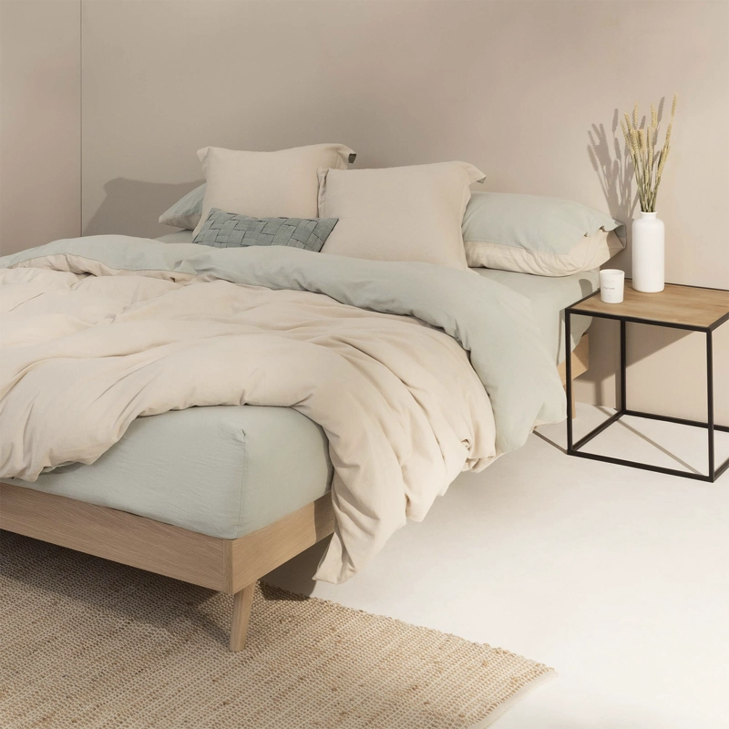 FUNDA PLUMON 220X240 MENTA (CAMA 2 PLAZAS) TEXTURA - 9