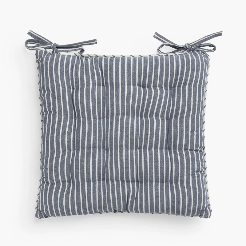 COJIN DE SILLA COCINAR 40X43 AZUL TEXTURA INTERIORS - 1