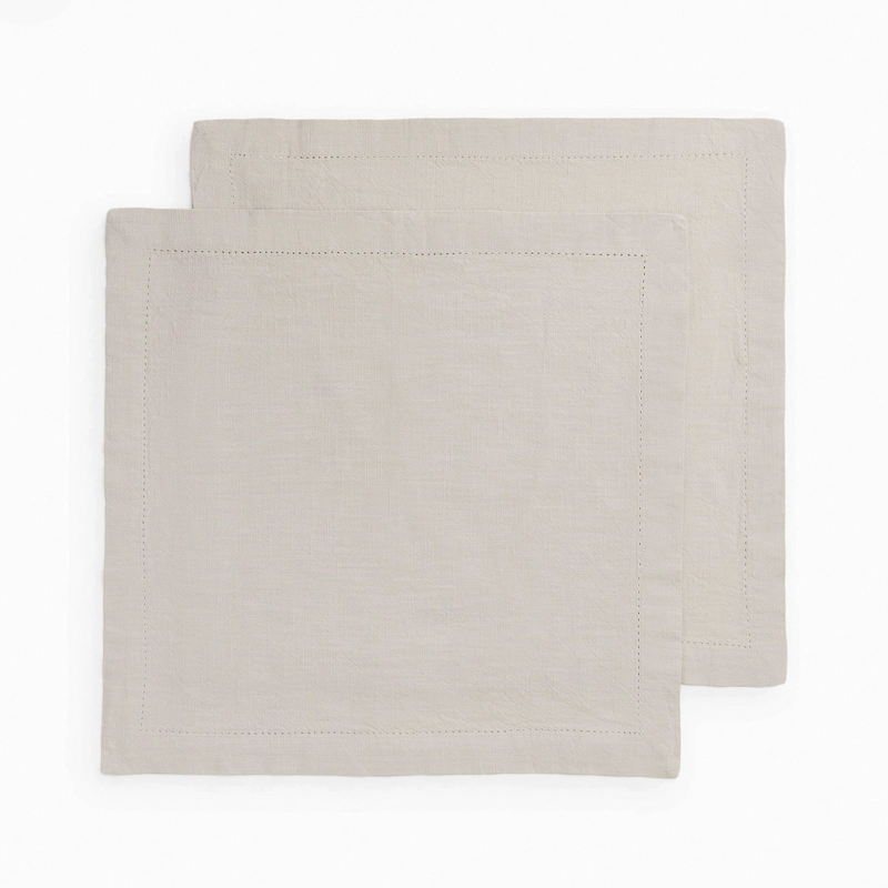 SERVILLETA CLARU 45X45 GRIS TEXTURA INTERIORS - 1