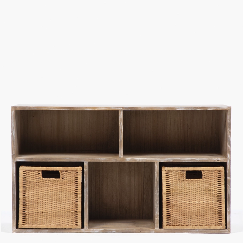 ORGANIZADOR KALA TRIPLE NATURAL (NO INCLUYE CANASTOS) FORM - 1