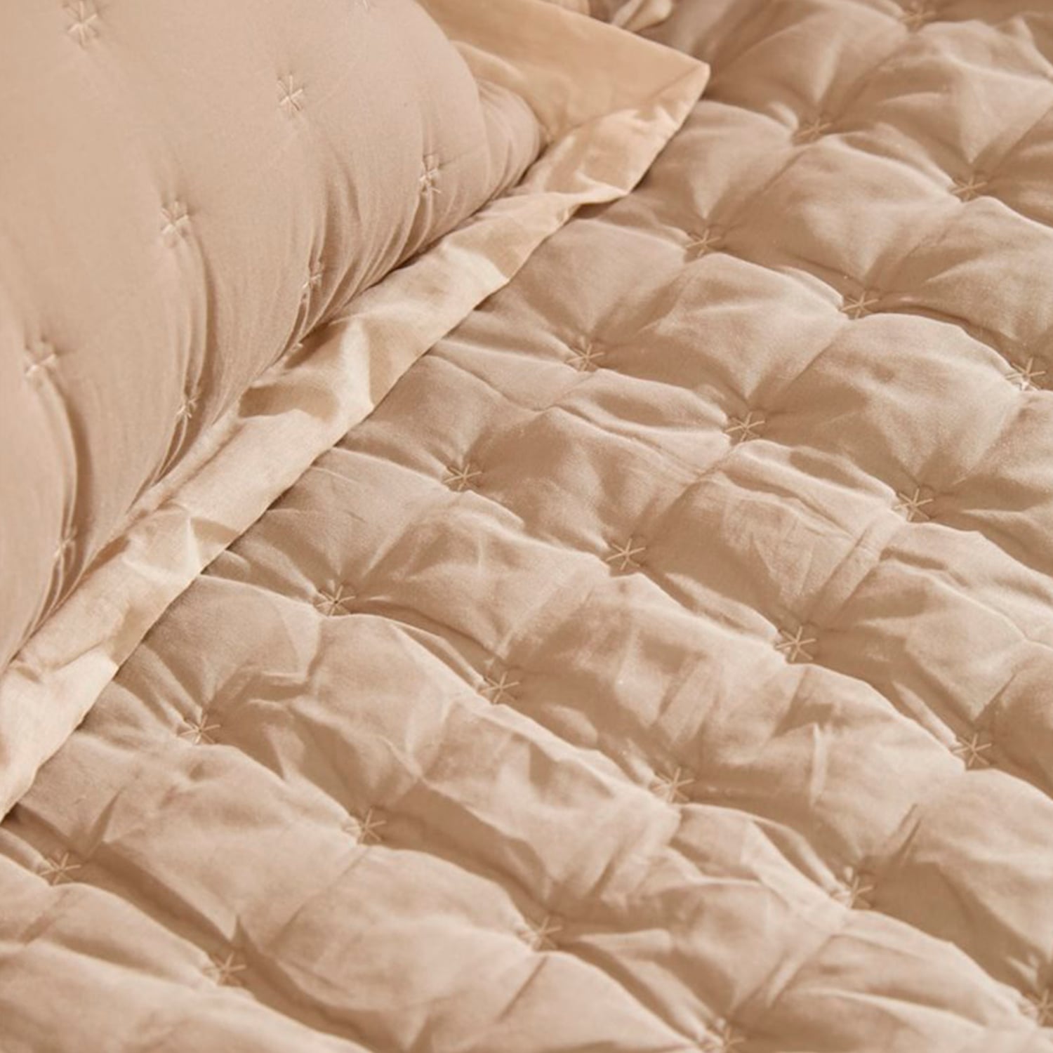 COLCHA NIMES 270X280 BEIGE (CAMA KING-SUPERKING) CALMA HOUSE - 4
