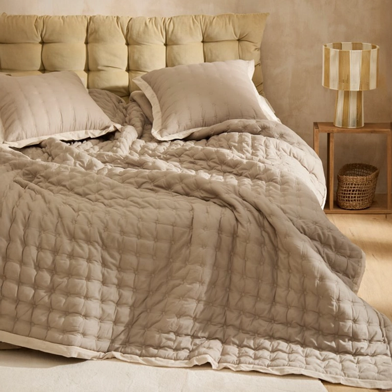 COLCHA NIMES 270X280 BEIGE (CAMA KING-SUPERKING) CALMA HOUSE - 7