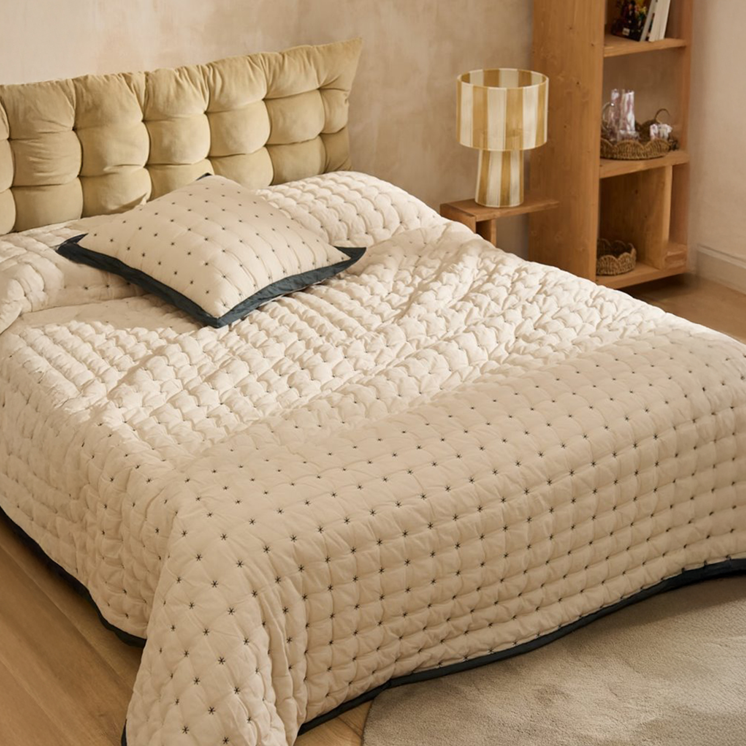 COLCHA NIMES 180X260 CRUDO (CAMA 1-1 1/2 PLAZAS) CALMA HOUSE - 2