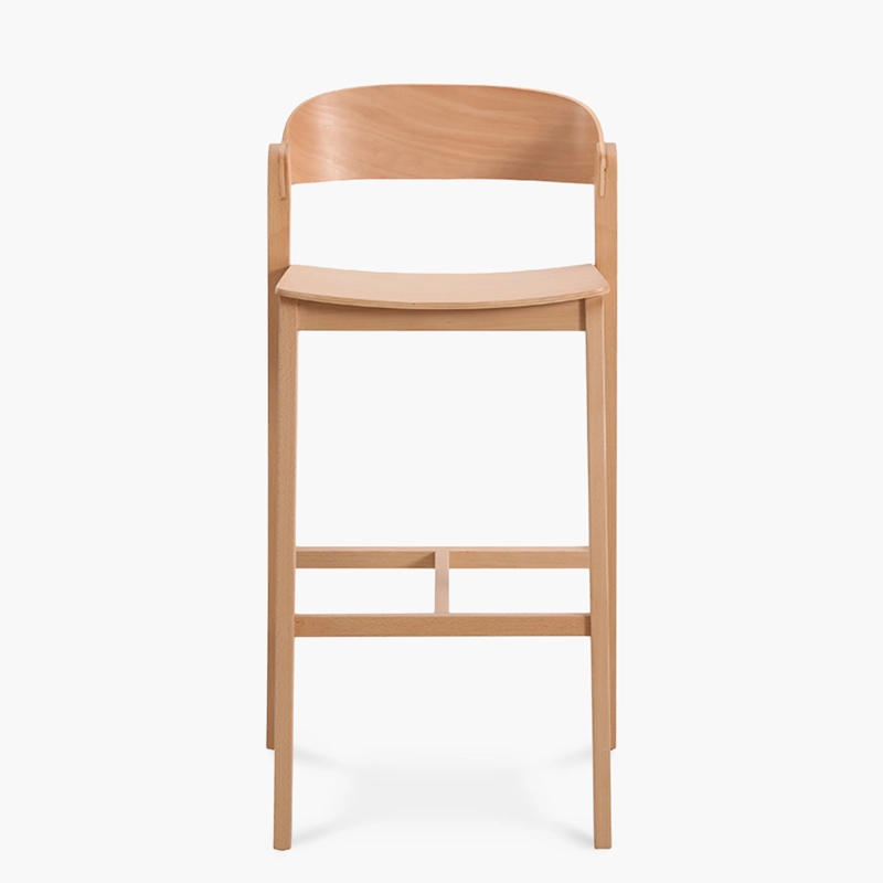 TABURETE ALTO 76 MADERA CELINE NATURAL FORM - 1