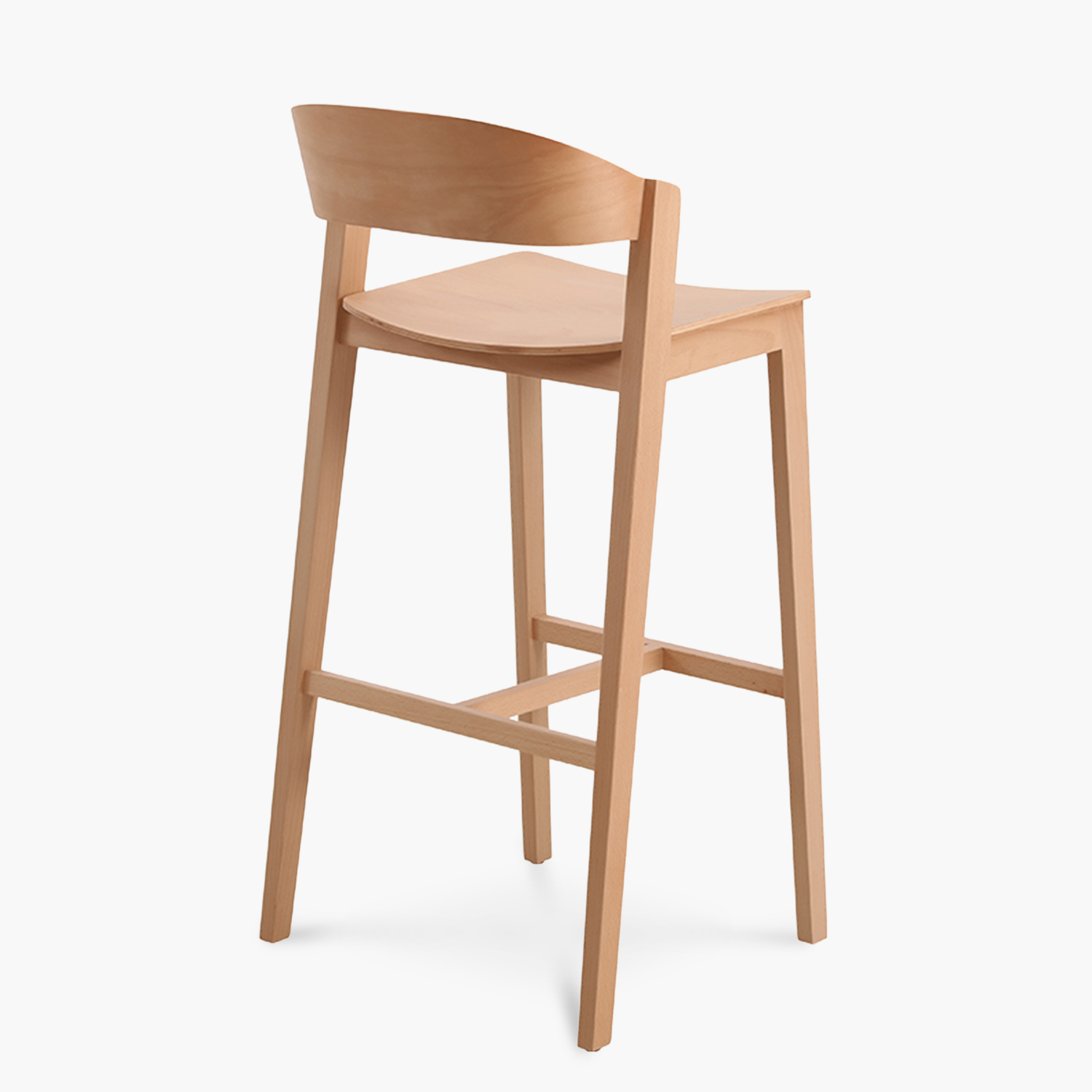 TABURETE ALTO 76 MADERA CELINE NATURAL FORM - 4