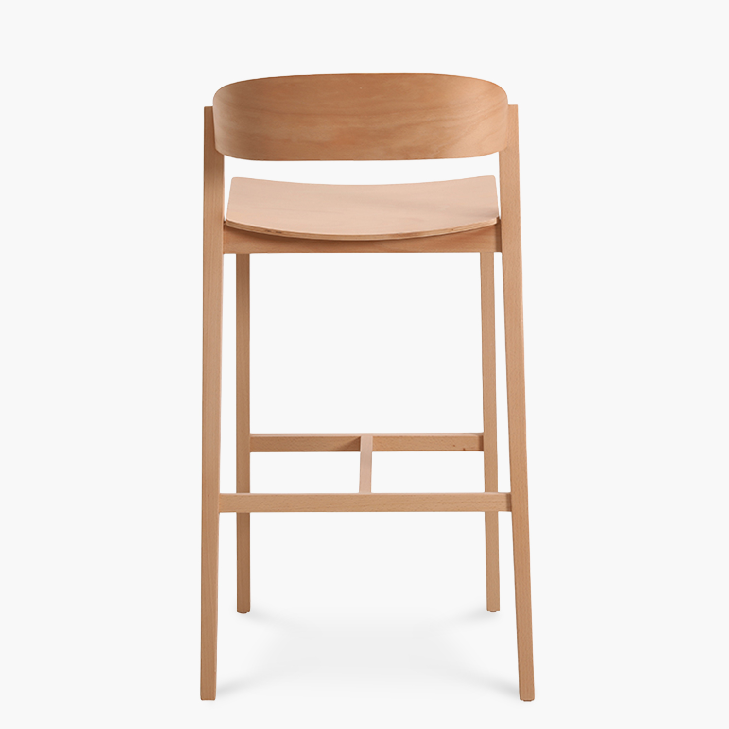 TABURETE ALTO 76 MADERA CELINE NATURAL FORM - 5