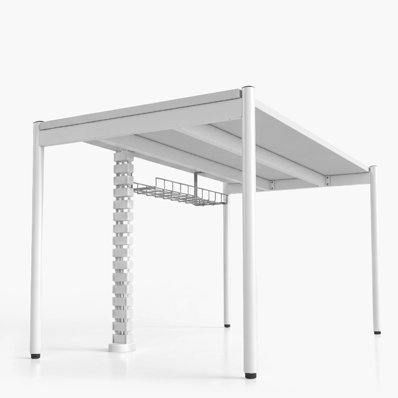 ESCRITORIO ASTRO 120X60 BLANCO/BLANCO FORM - 4