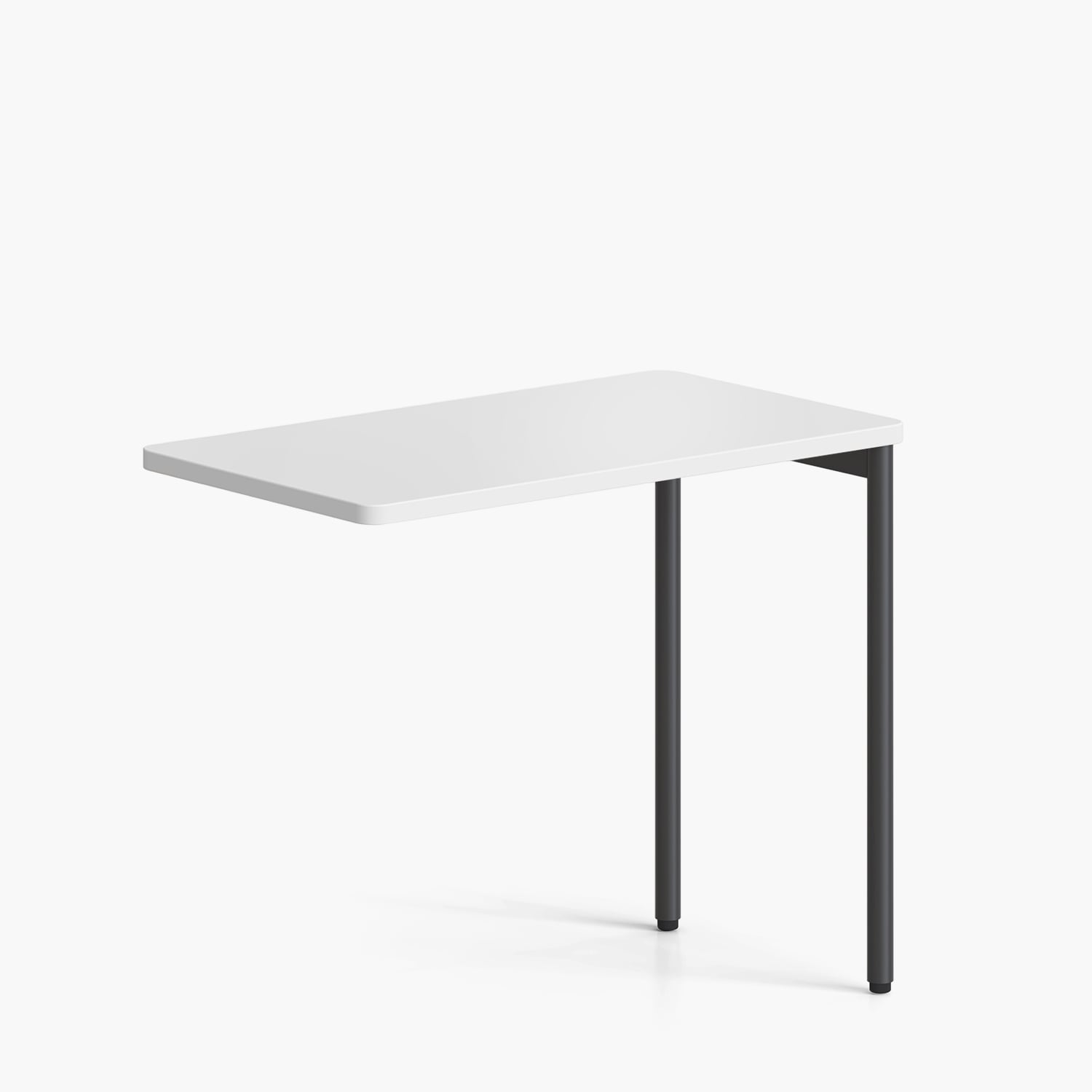 ESCRITORIO LATERAL ASTRO 50X90 BLANCO/GRIS FORM - 1