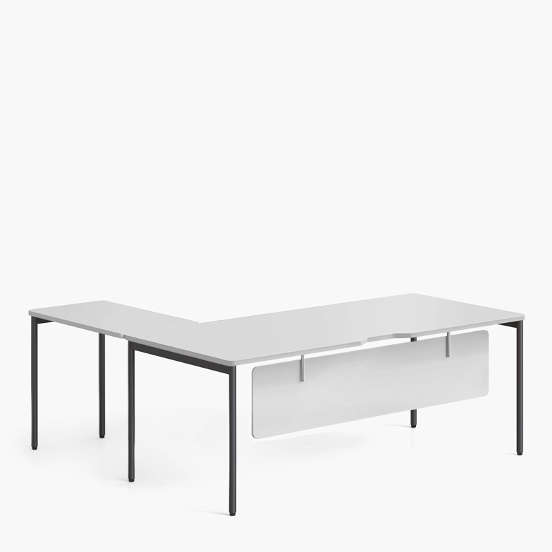 ESCRITORIO LATERAL ASTRO 50X90 BLANCO/GRIS FORM - 4