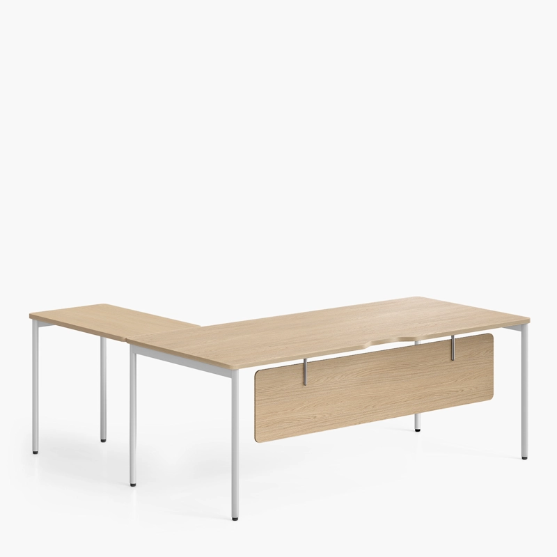 ESCRITORIO LATERAL ASTRO 50X90 NATURA/BLANCO FORM - 4