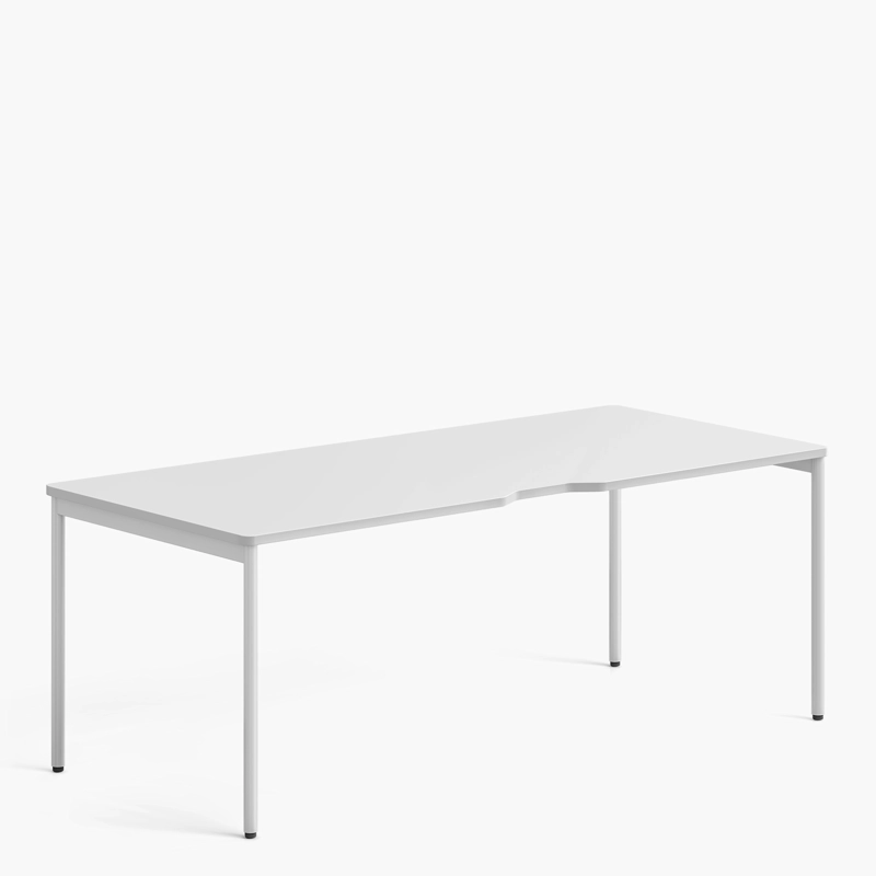 ESCRITORIO ASTRO 180X80 BLANCO/BLANCO FORM - 2