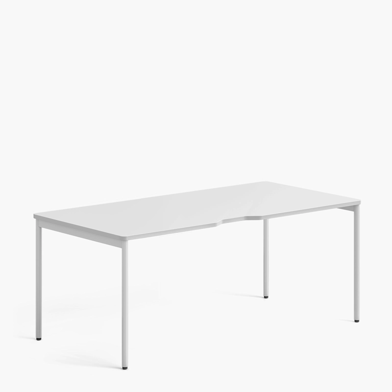 ESCRITORIO ASTRO 160X75 BLANCO/BLANCO FORM - 2