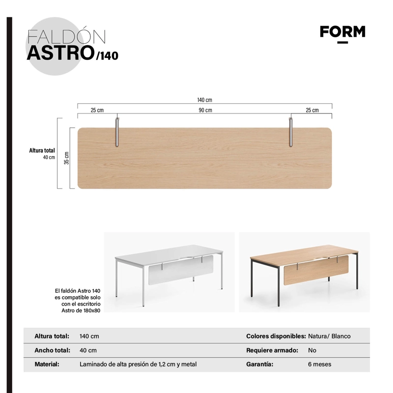 FALDON ASTRO 140 BLANCO FORM - 4