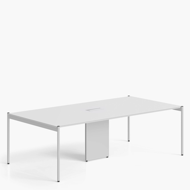 MESA OFICINA REUNION ASTRO 200X108 BLANCO/BLANCO FORM - 2