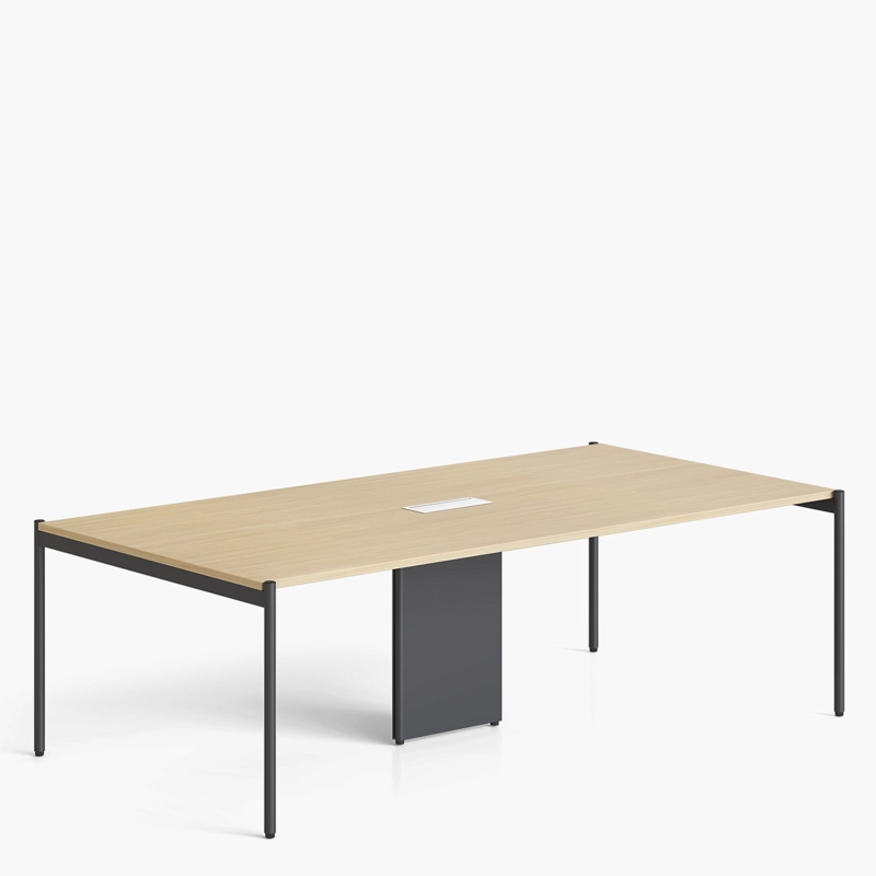 MESA OFICINA REUNION ASTRO 200X108 NATURA/GRIS FORM - 2
