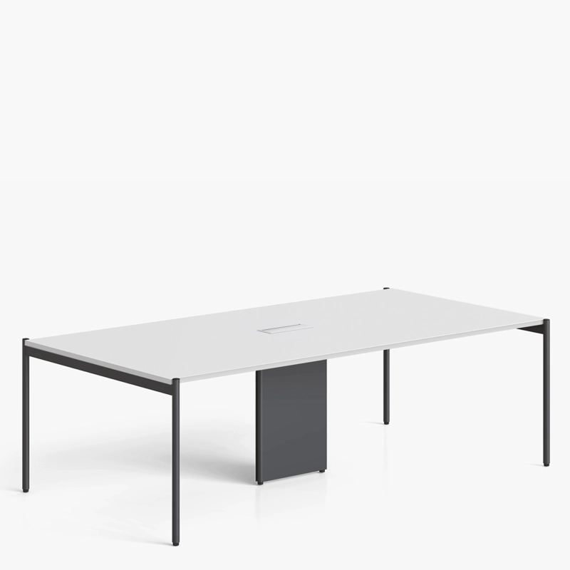 MESA OFICINA REUNION ASTRO 200X108 BLANCO/GRIS FORM - 2