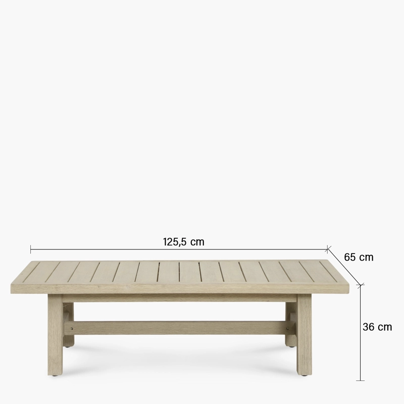 MESA DE CENTRO FLORIPA GRIS CLARO FORM - 5
