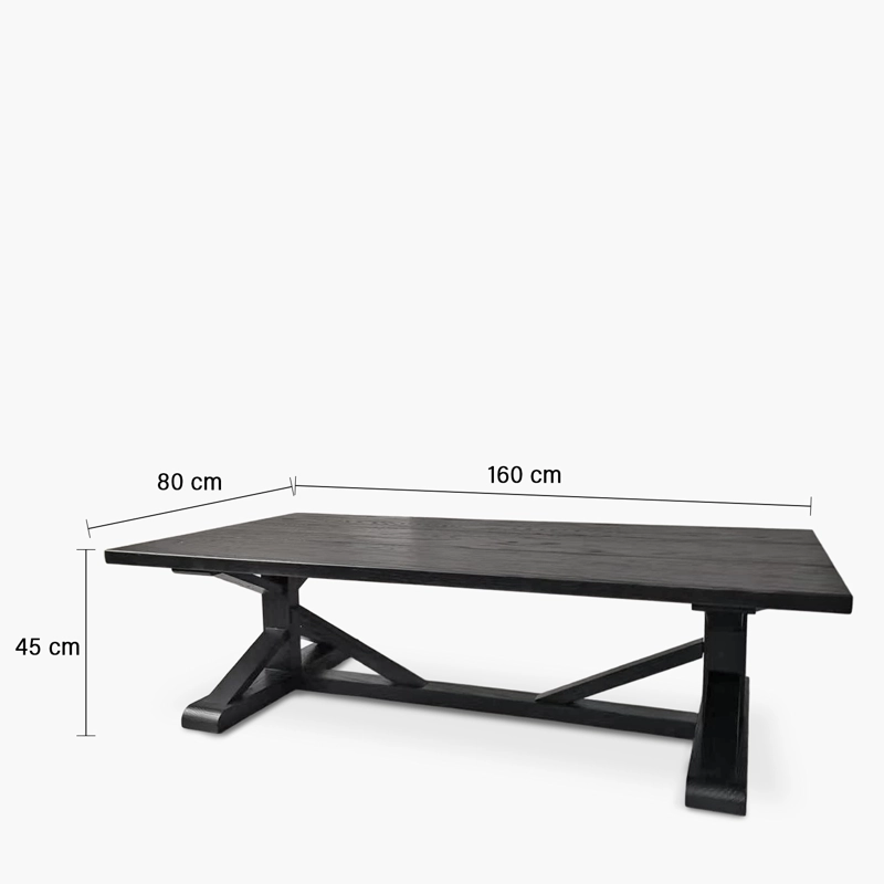 MESA DE CENTRO PUELO NEGRO FORM - 4