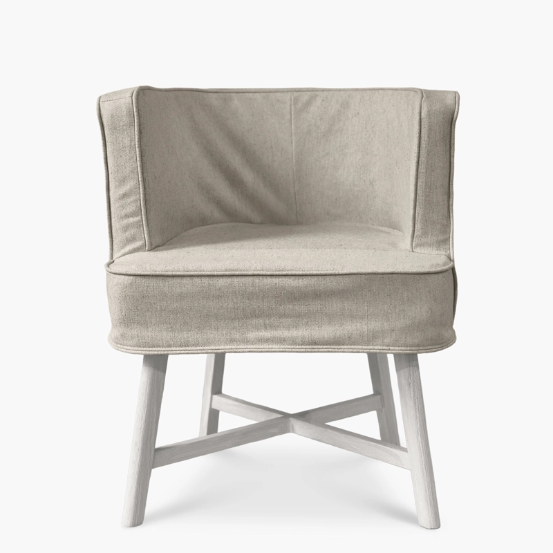 SILLA TAPIZ MILLIE BEIGE FORM - 1
