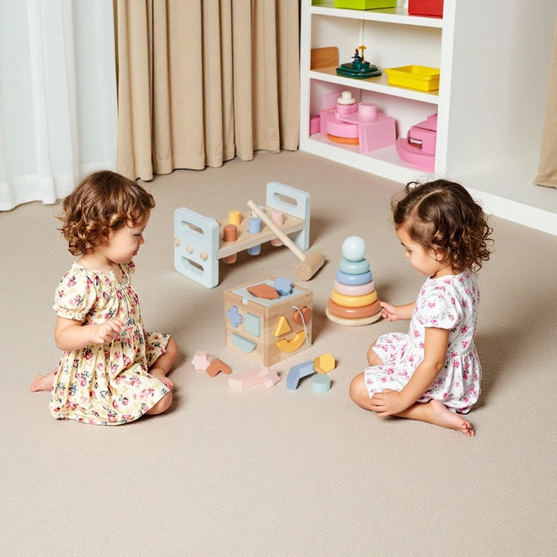 SET INFANTIL DE MADERA JOSEFA CELESTE FORM - 2