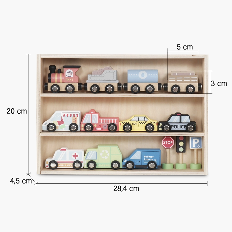 SET AUTOS CIUDAD INFANTIL TOMAS MULTICOLOR FORM - 6