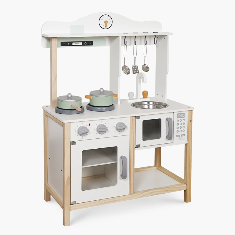 COCINA INFANTIL DE MADERA LUCIA BLANCO FORM - 3