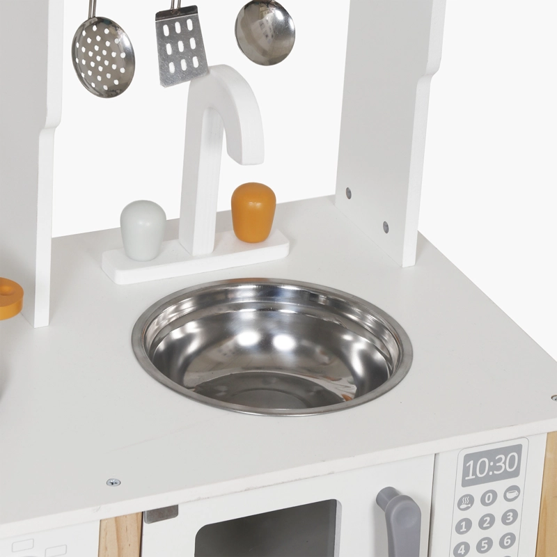 COCINA INFANTIL DE MADERA LUCIA BLANCO FORM - 6
