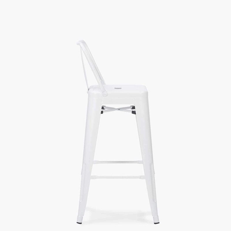 TABURETE MEDIO 67 TOLIX C/RESP BLANCO FORM - 3