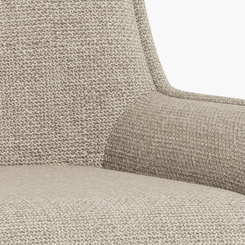 PACK 2 TABURETE TAPIZ EDDIE BEIGE FORM - 6