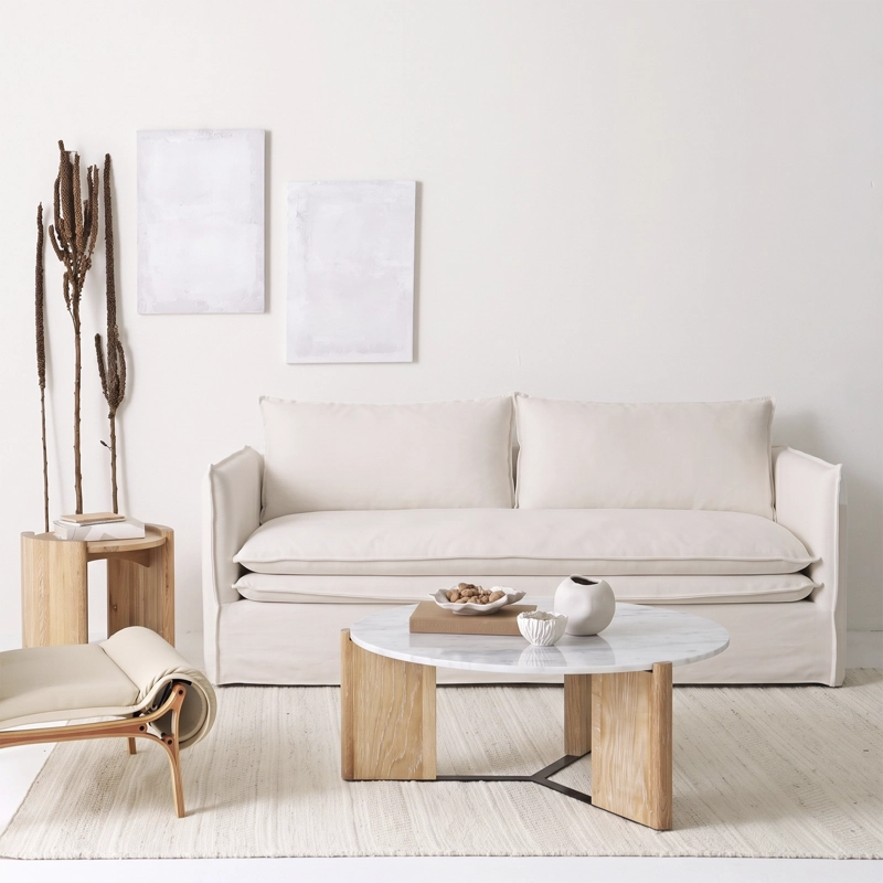 SOFA 2 CUERPOS LUCIANO CRUDO FORM - 2