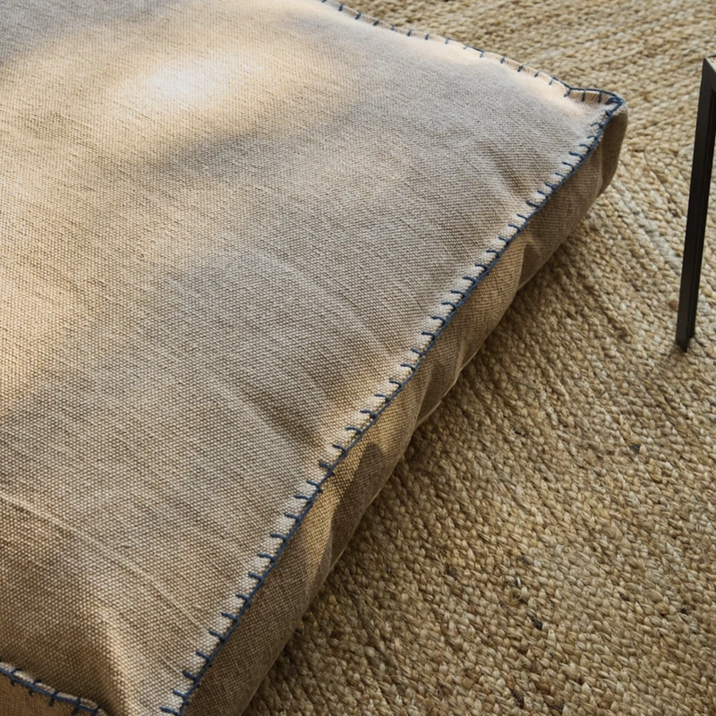 COJIN DE SUELO ASANA 90X75 BEIGE CALMA HOUSE - 6