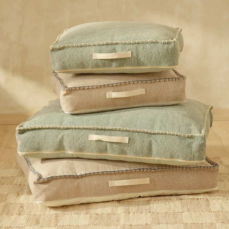 COJIN DE SUELO ASANA 90X75 BEIGE CALMA HOUSE - 7