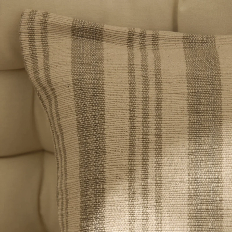 FUNDA COJIN BACOLI 45X45 GRIS CALMA HOUSE - 5