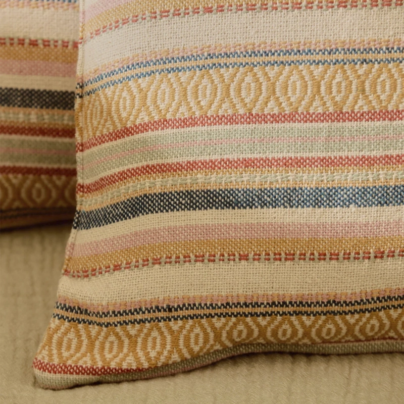 FUNDA COJIN VEDRA 60X60 MOSTAZA CALMA HOUSE - 5