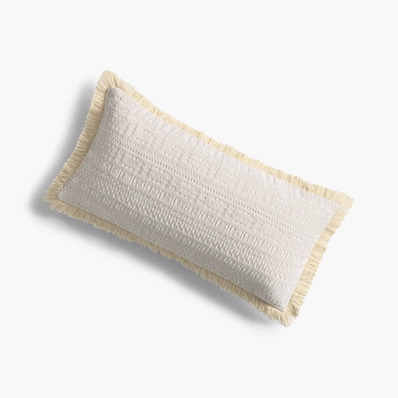 FUNDA COJIN DAKOTA 30X60 BEIGE CALMA HOUSE - 1